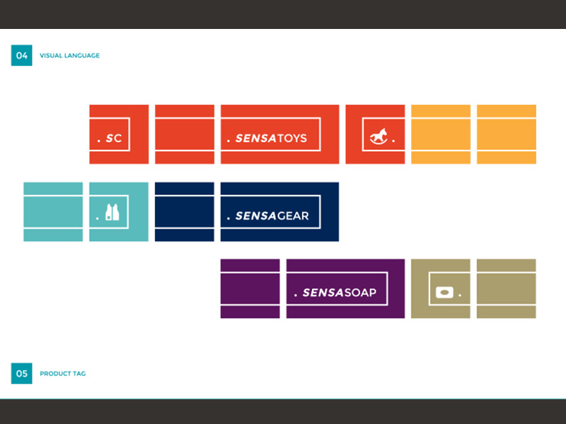 SensaCalm Secondary Branding